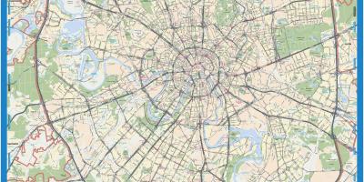 Moskva-topografisk kort